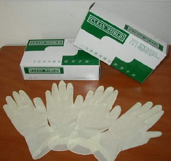 disposable latex gloves